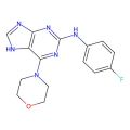 N-(4-fluorophenyl)-6-morpholino-9H-purin-2-amine