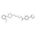 N-(4-(4-(2-Methoxyphenyl)piperazin-1-yl)butyl)-4-(thiazol-4-yl)benzamide
