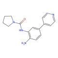 N-[2-amino-5-(4-pyridinyl)phenyl]-1-pyrrolidinecarboxamide