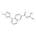 2-Naphthalenecarboxamide, N-(aminoiminomethyl)-5-(1-methyl-1H-pyrazol-4-yl)-