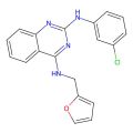2-N-(3-chlorophenyl)-4-N-(furan-2-ylmethyl)quinazoline-2,4-diamine