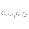 N-(3-(1H-Imidazol-1-yl)propyl)-5-(3-chlorophenyl)isoxazole-3-carboxamide