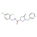 N-(2,4-dichlorobenzyl)-1-benzyl-5-oxopyrrolidine-3-carboxamide