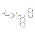 N-[4-[[3-(naphthalen-1-ylamino)quinoxalin-2-yl]sulfamoyl]phenyl]acetamide