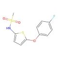 N-[5-(4-fluorophenoxy)thiophen-2-yl]methanesulfonamide