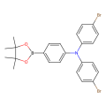 N,N-双(4-溴苯基)-4-(4,4,5,5-四甲基-1,3,2-二氧杂环戊硼烷-2-基)苯胺