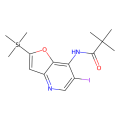 N-(6-碘-2-(三甲基甲硅烷基)呋喃[3,2-b] 吡啶-7- 基)新戊酰胺