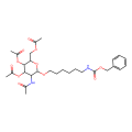 N-[6-[[3,4,6-三-O-乙酰基-2-(乙酰氨基)-2-脱氧-β-D-吡喃半乳糖基]氧基]己基]氨基甲酸苄酯