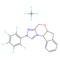 5a(S),10b(R)-5a,10b-二氢-2-(五氟苯基)-4H,6H-茚并[2,1-b][1,2,4]三唑并[4,,3-D][1,4]醇四氟硼酸恶嗪