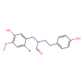 N-(对羟基乙基)-N-(2-溴-5-羟基-4-甲氧基)甲酰胺