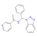 N-(1H-苯并三唑-1-苯基甲基)-3-吡啶甲酰胺