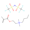N-[2-(甲基丙烯酰氧基)乙基]-N,N-二甲基丁-1-铵双(三氟甲磺酰)亚胺