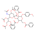 Neu5Ac[1Me,4789Ac]α(2-3)Gal[246Bz]-β-MP