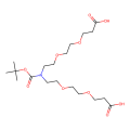 N-Boc-N-双(PEG2-酸)