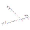 N-马来酰亚胺-N-双(PEG2-NH-Boc)