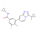 N-cyclopropyl-3-fluoro-4-methyl-5-[3-(1-methylcyclopropyl)-[1,2,4]triazolo[4,3-a]pyridin-7-yl]benzamide