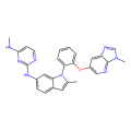 4-N-methyl-2-N-[2-methyl-1-[2-(3-methylimidazo[4,5-b]pyridin-6-yl)oxyphenyl]indol-6-yl]pyrimidine-2,4-diamine