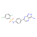 N-[4-(3-amino-2H-pyrazolo[3,4-b]pyrazin-6-yl)phenyl]-5-chloro-2-fluorobenzenesulfonamide