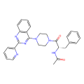 N-[(2S)-1-oxo-3-phenyl-1-[4-(2-pyridin-2-ylquinazolin-4-yl)piperazin-1-yl]propan-2-yl]acetamide