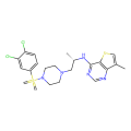 N-[(2S)-1-[4-[(3,4-dichlorophenyl)-dimethylidene-$l^{6}-sulfanyl]piperazin-1-yl]propan-2-yl]-7-methylthieno[3,2-d]pyrimidin-4-amine