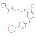 N-{3-[(5-cyclopropyl-2-{[4-(morpholin-4-yl)phenyl]amino}pyrimidin-4-yl)amino]propyl}cyclobutanecarboxamide