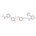 N-[2-[3-[[5-[3-(dimethylcarbamoyl)phenyl]-2-methoxyphenyl]sulfonylamino]phenyl]ethyl]-2-(triazol-2-yl)benzamide