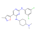 2-N-(3,5-dichlorophenyl)-4-N-[4-(dimethylamino)cyclohexyl]-5-(3-methyl-1,2-oxazol-5-yl)pyrimidine-2,4-diamine