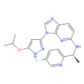 N-[(1S)-1-(5-fluoropyridin-2-yl)ethyl]-3-(3-propan-2-yloxy-1H-pyrazol-5-yl)imidazo[4,5-b]pyridin-5-amine