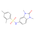 N-(1,3-dimethyl-2-oxobenzimidazol-5-yl)-2,4-dimethylbenzenesulfonamide