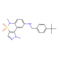 N-[(4-tert-butylphenyl)methyl]-1,5-dimethyl-4,4-dioxopyrazolo[4,3-c][2,1]benzothiazin-8-amine