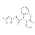 N-(5-methyl-1,2,4-oxadiazol-3-yl)-9H-xanthene-9-carboxamide