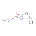 N-(3-fluorophenyl)-2-[2-[[7-[3-[4-(hydroxymethyl)piperidin-1-yl]propoxy]-6-methoxyquinazolin-4-yl]amino]-1,3-thiazol-5-yl]acetamide
