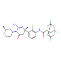 N-{3-[(4S)-2-amino-4-methyl-1-[(2S,4S)-2-methyloxan-4-yl]-6-oxo-1,4,5,6-tetrahydropyrimidin-4-yl]-2-chlorophenyl}-3,5,7-trifluoroadamantane-1-carboxamide