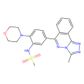 N-[5-(3-methyl-[1,2,4]triazolo[3,4-a]phthalazin-6-yl)-2-morpholin-4-ylphenyl]methanesulfonamide