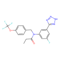 N-[3-fluoro-5-(2H-tetrazol-5-yl)phenyl]-N-[[4-(trifluoromethoxy)phenyl]methyl]propanamide