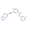 N-(3-chlorophenyl)-4-methyl-3-(2-pyrazolo[1,5-a]pyrimidin-6-ylethynyl)benzamide