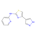 N-[4-(1H-pyrazol-4-yl)-1,3-thiazol-2-yl]pyridin-2-amine