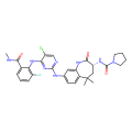 N-[(3R)-8-[[5-chloro-4-[2-fluoro-6-(methylcarbamoyl)anilino]pyrimidin-2-yl]amino]-5,5-dimethyl-2-oxo-3,4-dihydro-1H-1-benzazepin-3-yl]pyrrolidine-1-carboxamide