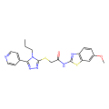 N-(6-methoxy-1,3-benzothiazol-2-yl)-2-[(4-propyl-5-pyridin-4-yl-1,2,4-triazol-3-yl)sulfanyl]acetamide
