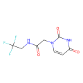 2-(2,4-dioxopyrimidin-1-yl)-N-(2,2,2-trifluoroethyl)acetamide