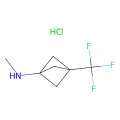 N-methyl-3-(trifluoromethyl)bicyclo[1.1.1]pentan-1-amine;hydrochloride