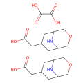 2-[exo-3-oxa-9-azabicyclo[3.3.1]nonan-7-yl]acetic acid;hemi(oxalic acid)