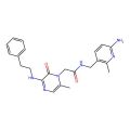 N-[(6-amino-2-methyl-3-pyridinyl)methyl]-2-[6-methyl-2-oxo-3-(2-phenylethylamino)-1-pyrazinyl]acetamide