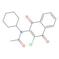 N-(3-chloro-1,4-dioxonaphthalen-2-yl)-N-cyclohexylacetamide