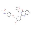 N-[4-[[5-[3-(furan-2-ylmethyl)-4-oxo-1,2-dihydroquinazolin-2-yl]-2-methoxyphenyl]methoxy]phenyl]acetamide