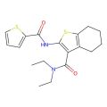 N,N-Diethyl-2-[(2-Thienylcarbonyl)amino]-4,5,6,7-Tetrahydro-1-Benzothiophene-3-Carboxamide