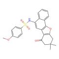 N-(9,9-dimethyl-7-oxo-8,10-dihydronaphtho[1,2-b]benzofuran-5-yl)-4-methoxybenzenesulfonamide