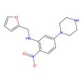 N-(furan-2-ylmethyl)-2-nitro-5-piperazin-1-ylaniline
