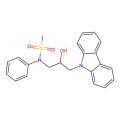 N-[3-(9H-carbazol-9-yl)-2-hydroxypropyl]-N-phenylmethanesulfonamide