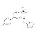 N-(furan-2-ylmethyl)-5-(4-methylpiperazin-1-yl)-2-nitroaniline